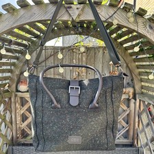 Mamas and Papas DALES GREEN Abraham Moon Tweed Baby Nappy Tote Changing Bag