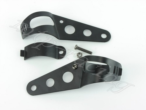 Headlight bracket holder black - headlight,
