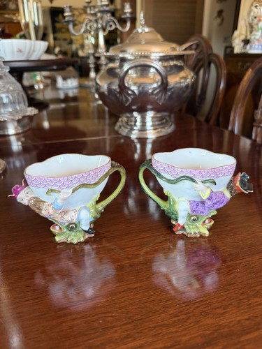 Early meissen pair cabinet - early,