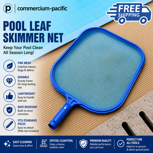 Swimming pool leaf rake - leaf, mesh