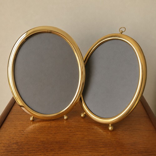 Pair vintage large - large, oval