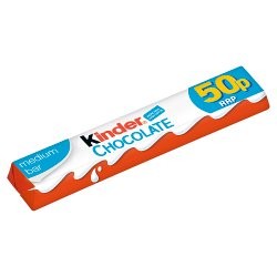 Kinder milk chocolate bar 21g - chocolate,