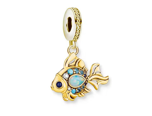 Tropical clown fish gold - clown,