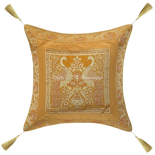 Brocade jacquard cushion - brocade,