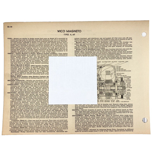 1937 wico magneto installation - 1937,