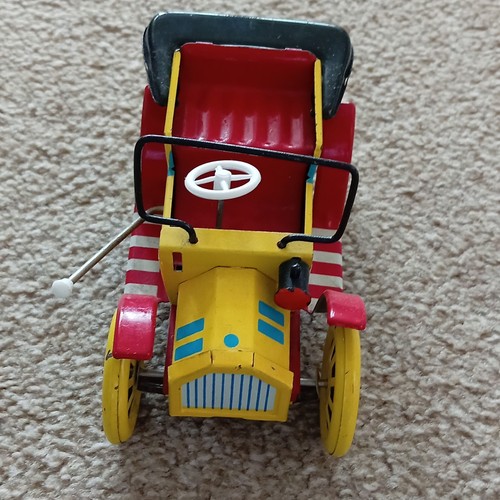 Vintage tinplate tin toy old - toy,