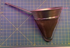 COBEL 200 Strainer Plated Steel w/ Stainless Mesh 8" Made In France