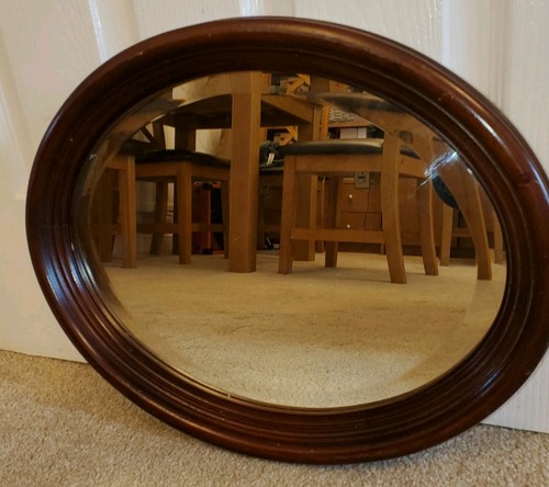 Vintage oval wall bevelled - vintage,
