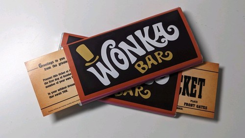 Willy wonka chocolate - 2x,