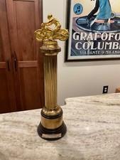 VINTAGE 1950’s MOTORCYCLE RACING TROPHY Bushkill Valley PA THE WILD ONE