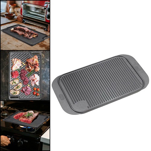 Cast iron griddle hot - iron,
