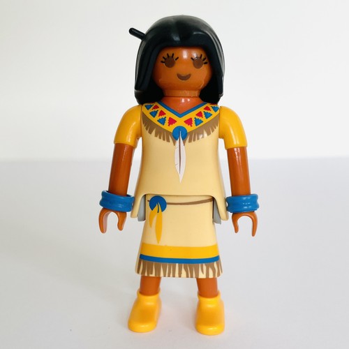 Playmobil native american girl - american,