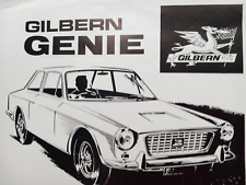 Gilbern Genie 1966-67 UK Market Single Sheet Sales Leaflet.