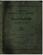 ROYAL ENFIELD CRUSADER 250 & 350 / 500 BULLET (1958-64) FACTORY REPAIR MANUAL