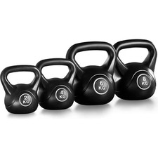 20kg Kettlebell Set 4pcs – 2kg 4kg 6kg 8kg Weights for Gym Home Fitness Training