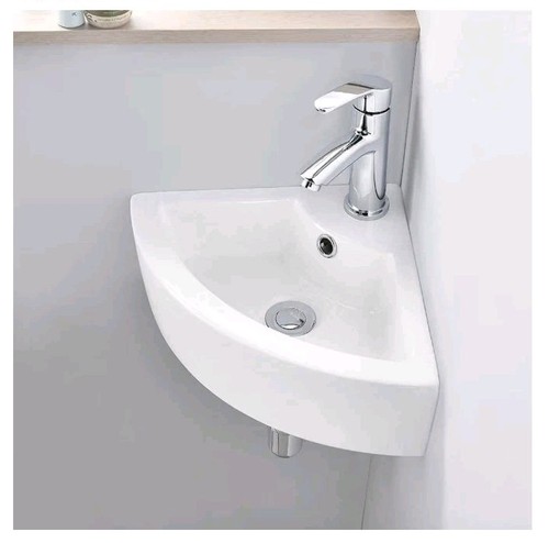 Small corner bathroom sink - bathroom,