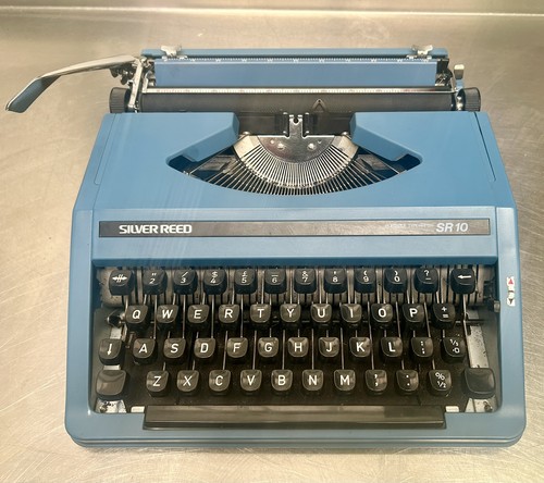 Blue retro silver - blue, reed