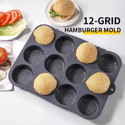 Hamburger baking mold - mold, silicone