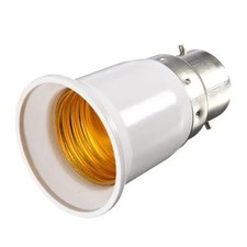 B22 to E27 Socket Adapter LED Light Bulb Holder Base Converter