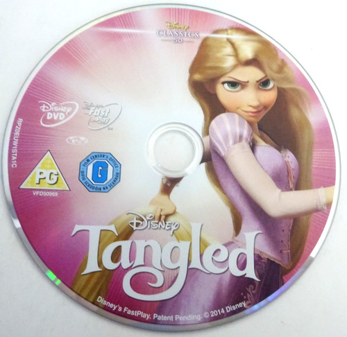 Tangled dvd disc - dvd,