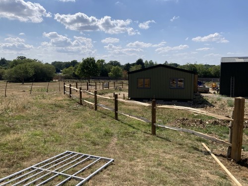 Chestnut post and rail fencing - chestnut,