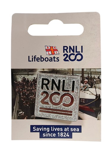 Rnli 200 lifeboat charity pin - 200,
