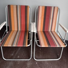 Vintage folding deck chair