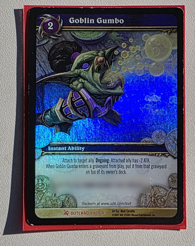 Goblin gumbo wow tcg - gumbo', –