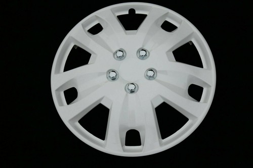White wheel trims hub cap - white,