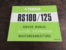 Yamaha RS100 RS125 1974 OEM