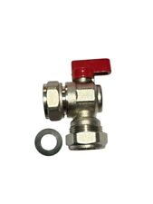 Isolating Valve 3/4" 22mm 90 degrees angled BRAND NEW HIGH QUALITY Made in Italy