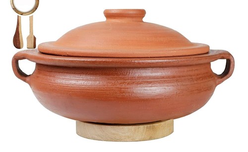 Terracotta handmade clay handi - handmade,