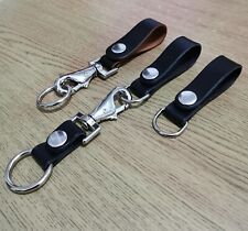 Ghostbusters Real Leather GB1 Belt Fobs Set keyrings Cosplay Prop 