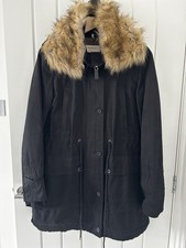 Zara Black Parka Size Small