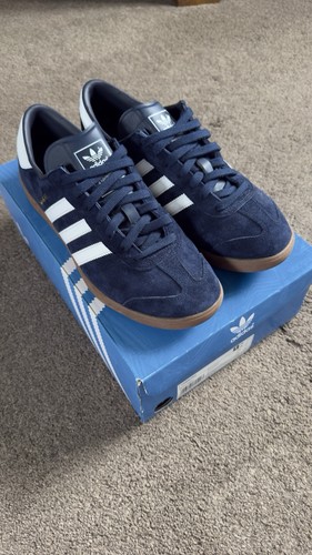Adidas hamburg navy blue white - hamburg, blue/white