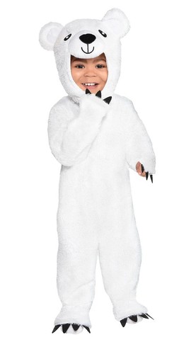 Soft cuddly polar bear infant - soft,