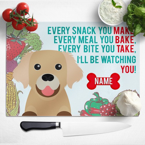 Personalised chopping board - personalised,