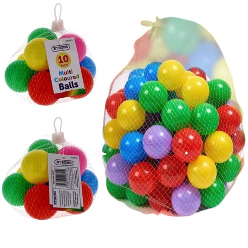 500 multi coloured balls - coloured,