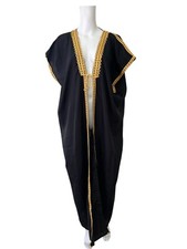 Black & Gold Kaftan Style