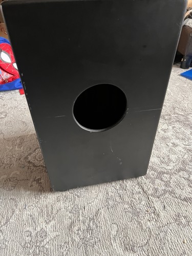 Black rat cajon drum - rat,