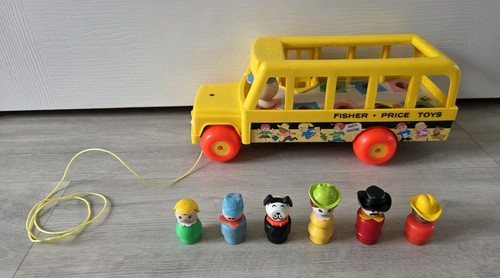 Vintage fisher price yellow - vintage,