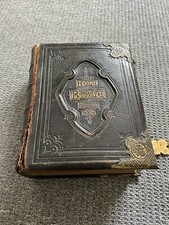 ’Holy Bible By Rev. John Eadie Self Interpreting Family Bible LARGE vintage 13"