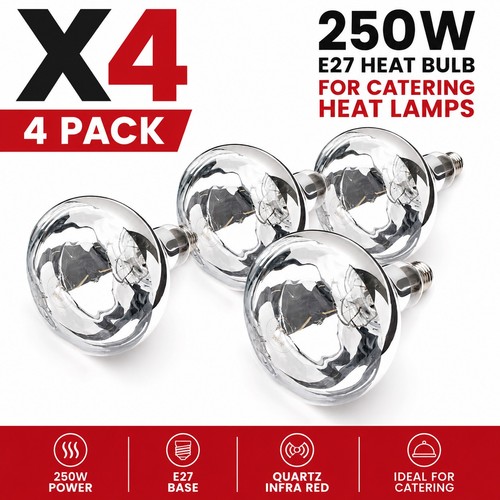 Pack 250w e27 heat bulb - 250w,