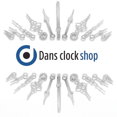 Clock hands replacement silver - hands,