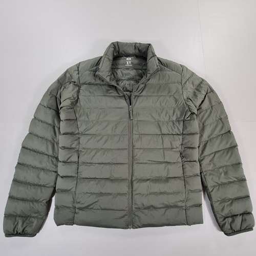Uniqlo mens jacket - green, small