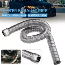 Dual Layer Heater Exhaust Pipe 1M 24mm Stainless Steel For Webasto Eberspacher
