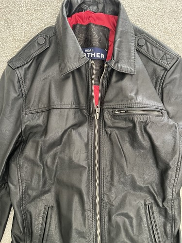 Black superdry hero leather - black,