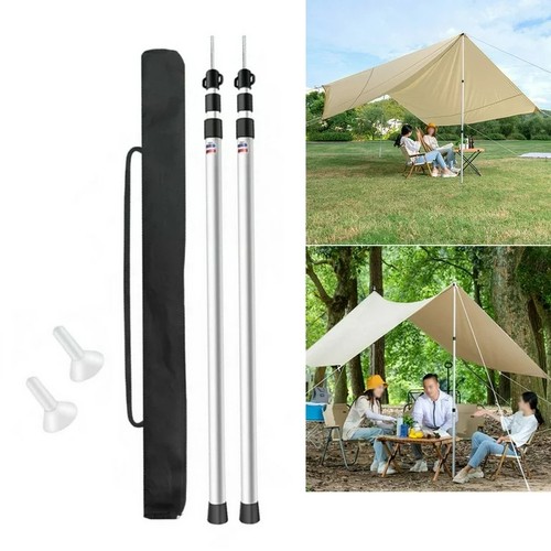 230cm tent poles telescopic - 2x,