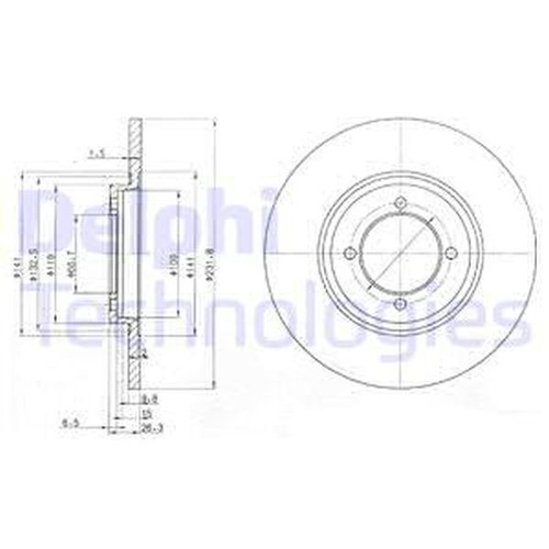 Brake discs front for - front,