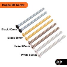 2 x UPVC Door Handle Screws M5 x 55, 60, 70, 80 or 90mm Hoppe Replacement Bolt